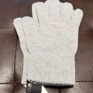 UGG Light Gray Knit Women's Gloves OS